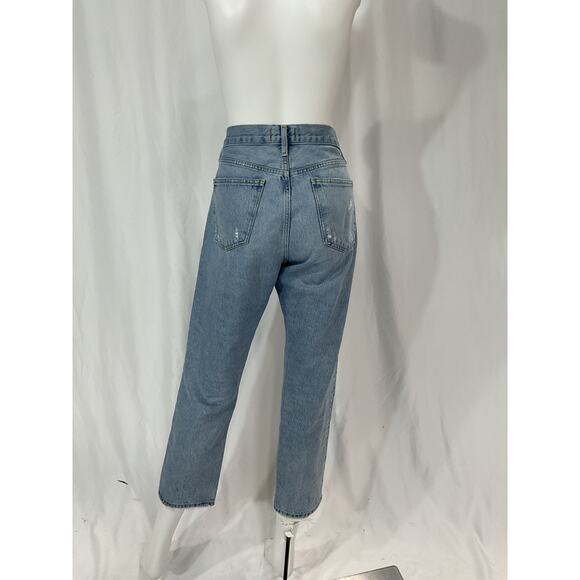 Agolde 'Parker' Blue Denim Jean Size 26 - Picture 3 of 5